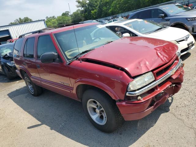 1GNCS13W02K145017 - 2002 CHEVROLET BLAZER RED photo 4