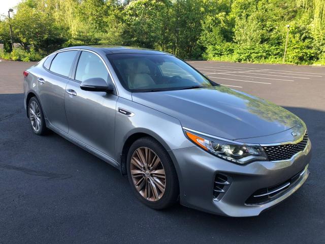 5XXGV4L2XHG136280 - 2017 KIA OPTIMA SXL GRAY photo 4