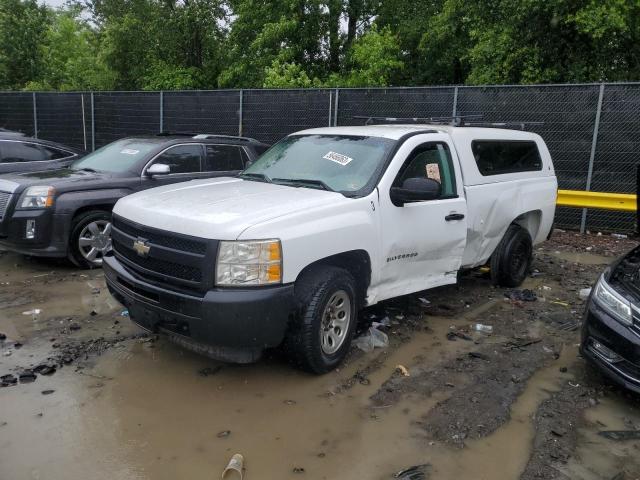 1GCPCPEX1AZ147266 - 2010 CHEVROLET SILVERADO C1500 WHITE photo 1