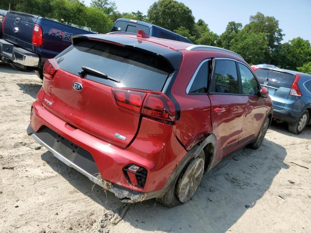 KNDCB3LC0M5470066 - 2021 KIA NIRO LX RED photo 3