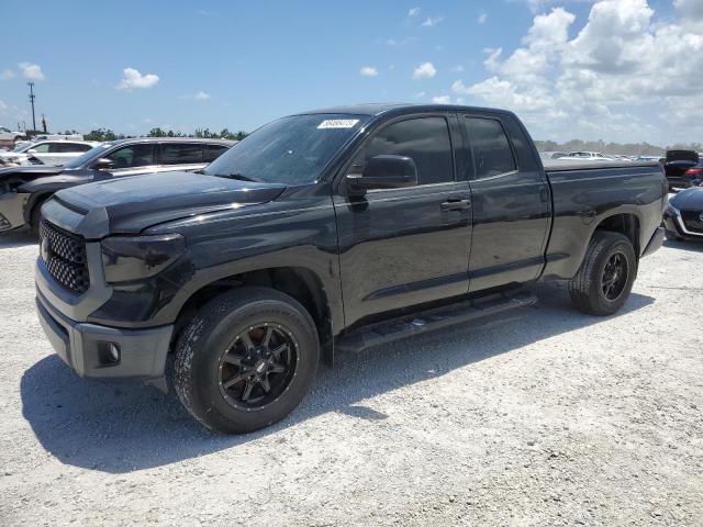 5TFRM5F18JX124857 - 2018 TOYOTA TUNDRA DOUBLE CAB SR/SR5 BLACK photo 1