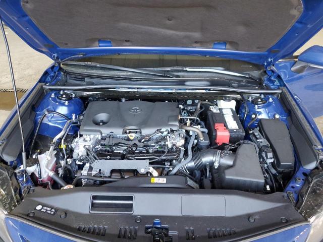 4T1G11AK5PU140268 - 2023 TOYOTA CAMRY SE NIGHT SHADE BLUE photo 11