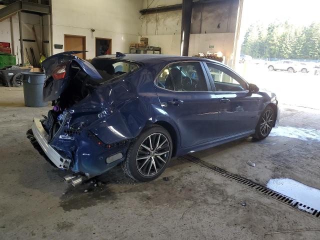 4T1G11AK5PU140268 - 2023 TOYOTA CAMRY SE NIGHT SHADE BLUE photo 3