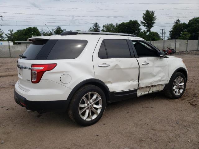 1FM5K8D80DGB96707 - 2013 FORD EXPLORER XLT WHITE photo 3