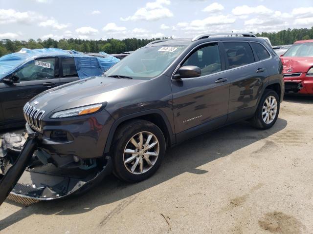 1C4PJMDS2GW172214 - 2016 JEEP CHEROKEE LIMITED GRAY photo 1