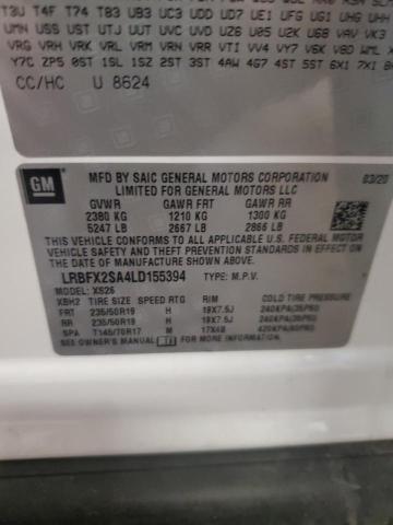 LRBFX2SA4LD155394 - 2020 BUICK ENVISION ESSENCE Ağ foto 13