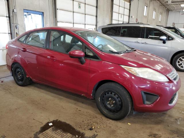 3FADP4BJ4BM133974 - 2011 FORD FIESTA SE MAROON photo 4