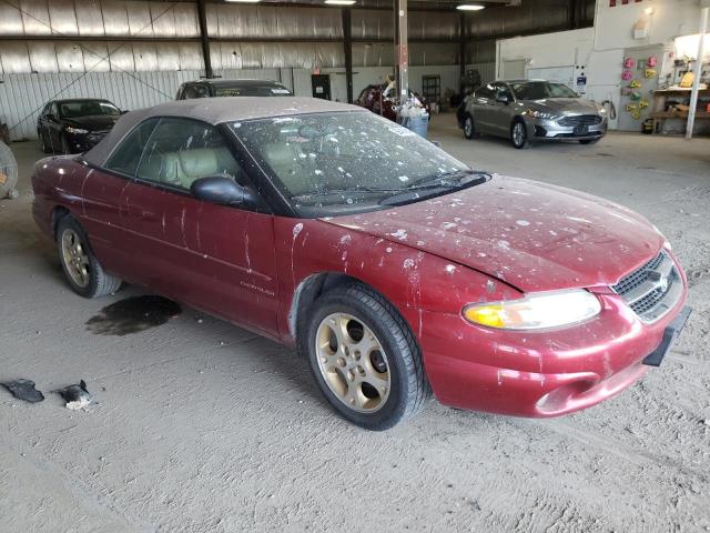 3C3EL55H2WT302589 - 1998 CHRYSLER SEBRING JXI MAROON photo 4