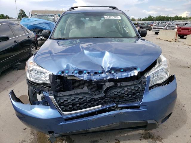 JF2SJABC8FH831275 - 2015 SUBARU FORESTER 2.5I BLUE photo 5