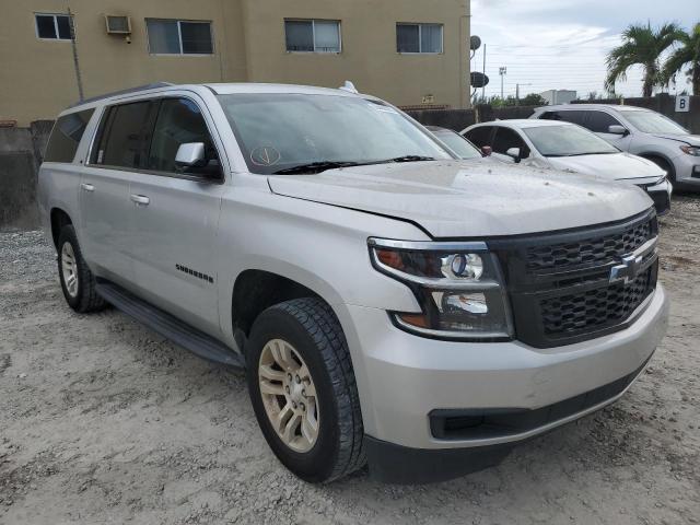 1GNSCHKC7HR161059 - 2017 CHEVROLET SUBURBAN C1500 LT SILVER photo 4