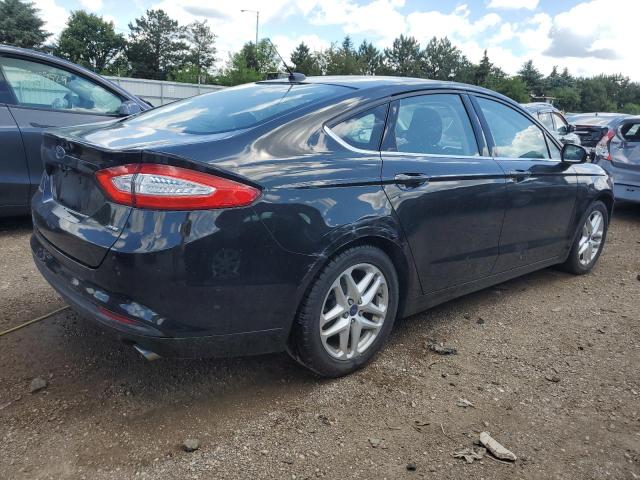 1FA6P0H76F5129109 - 2015 FORD FUSION SE BLACK photo 3