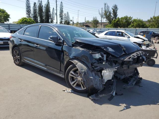 5NPE34AF9JH646388 - 2018 HYUNDAI SONATA SPORT BLACK photo 4