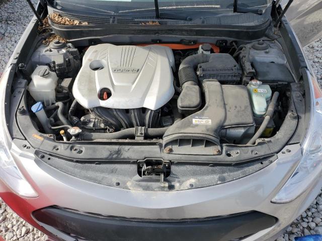 KMHEC4A44EA106471 - 2014 HYUNDAI SONATA HYBRID SILVER photo 11