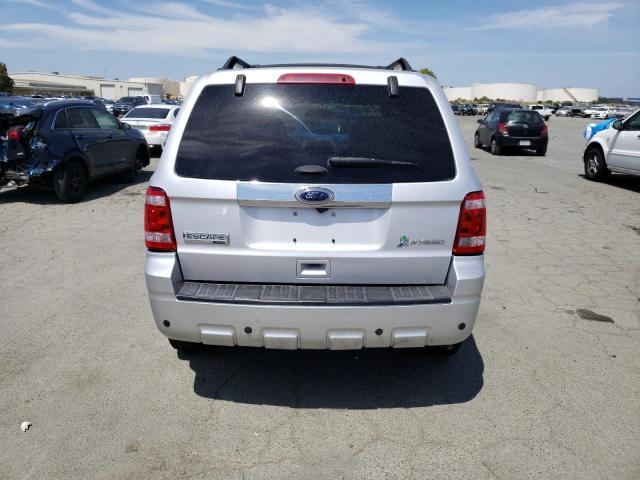 1FMCU5K34CKB21432 - 2012 FORD ESCAPE HYBRID SILVER photo 6