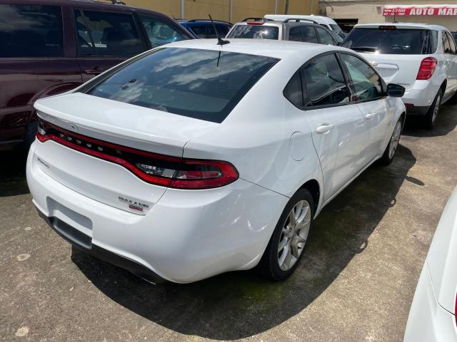 1C3CDFBH2DD154719 - 2013 DODGE DART SXT WHITE photo 4