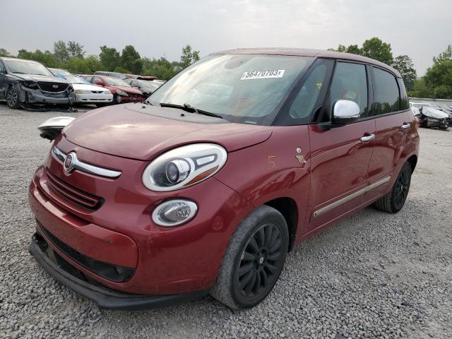 ZFBCFACH8EZ029769 - 2014 FIAT 500L LOUNGE RED photo 1