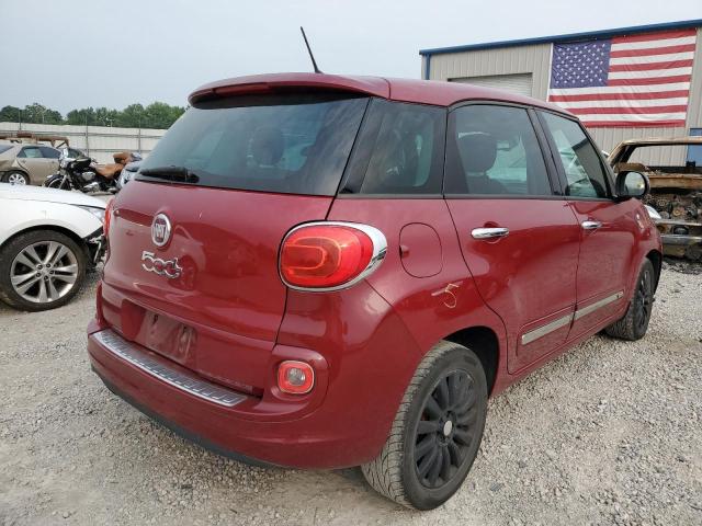 ZFBCFACH8EZ029769 - 2014 FIAT 500L LOUNGE RED photo 3