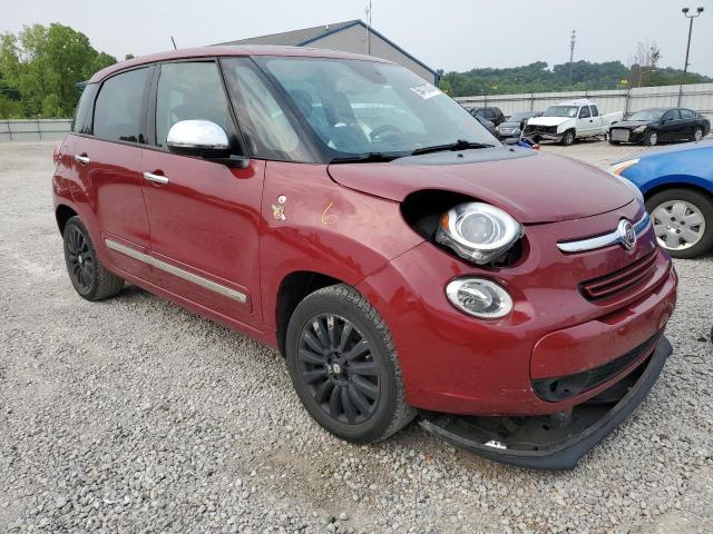 ZFBCFACH8EZ029769 - 2014 FIAT 500L LOUNGE RED photo 4