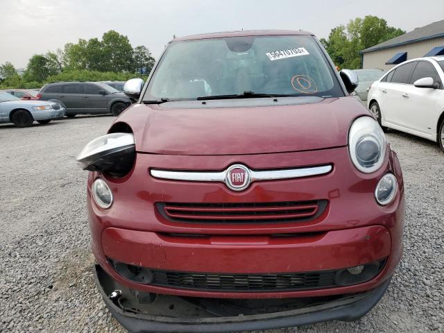 ZFBCFACH8EZ029769 - 2014 FIAT 500L LOUNGE RED photo 5