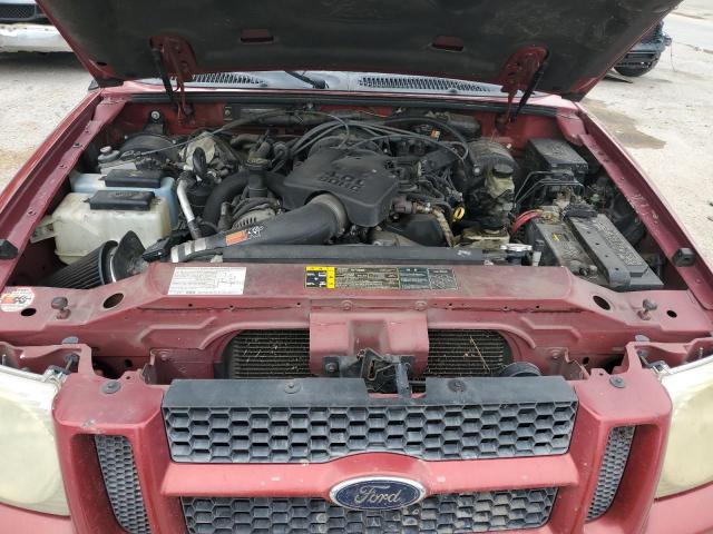 1FMZU67K74UC39500 - 2004 FORD EXPLORER S RED photo 11