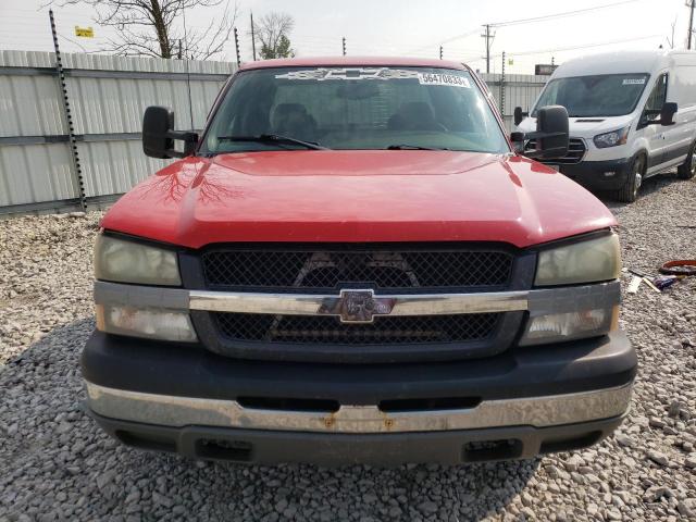 1GCEK19V04E297820 - 2004 CHEVROLET SILV1500 4 K1500 RED photo 5