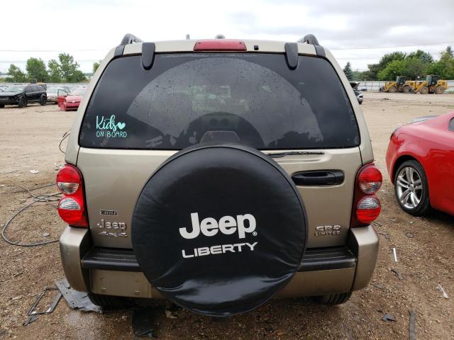 1J4GL58595W617639 - 2005 JEEP LIBERTY LIMITED TAN photo 6