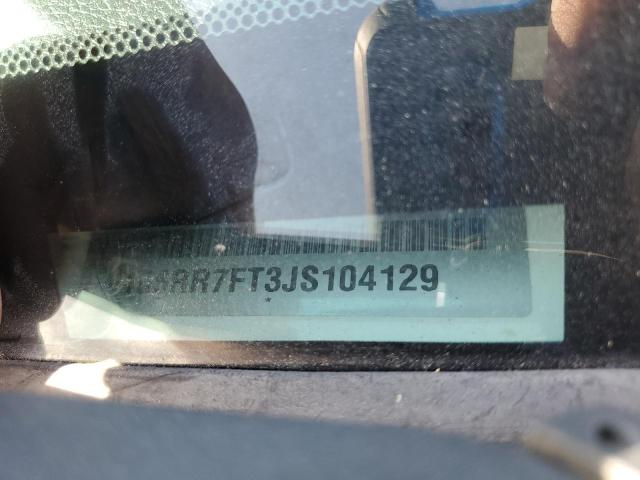 1C6RR7FT3JS104129 - 2018 RAM 1500 ST WHITE photo 12