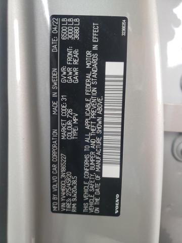 YV4H60CL3N1865227 - 2022 VOLVO XC90 T8 RECHARGE INSCRIPTION SILVER photo 13