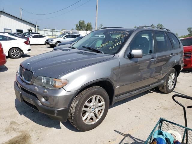 5UXFA135X4LU33431 - 2004 BMW X5 3.0I GRAY photo 1