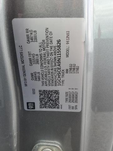 1GCHSCEA9N1155826 - 2022 CHEVROLET COLORADO LT BLACK photo 12