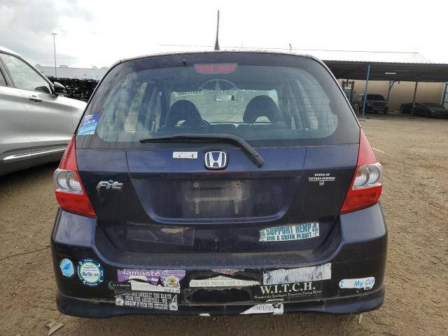 JHMGD38648S013331 - 2008 HONDA FIT SPORT PURPLE photo 6