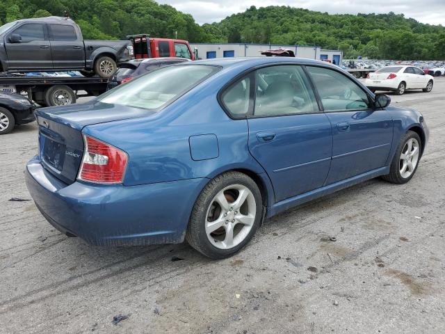 4S3BL616777200915 - 2007 SUBARU LEGACY 2.5I BLUE photo 3