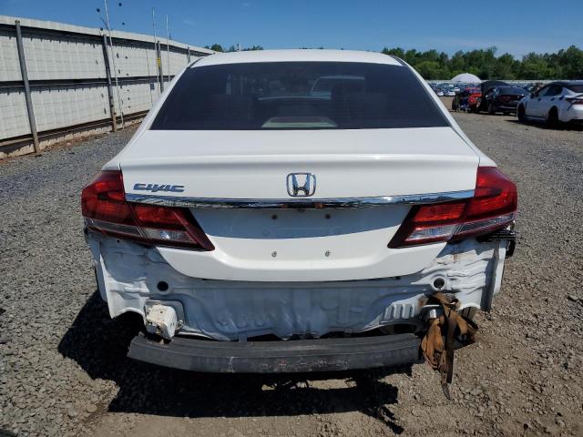 19XFB2F59DE096758 - 2013 HONDA CIVIC LX WHITE photo 6