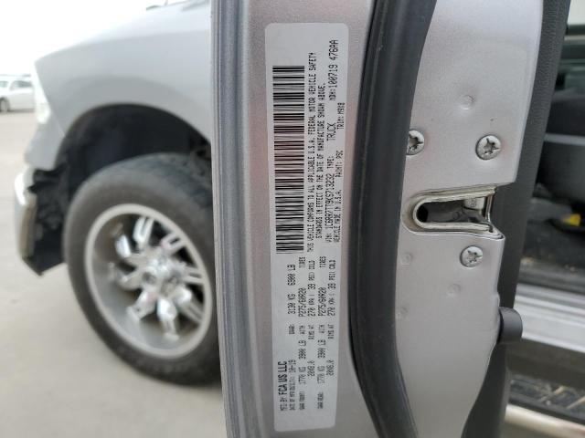 1C6RR7TT9KS713232 - 2019 RAM 1500 CLASS SLT 银色 照片 12