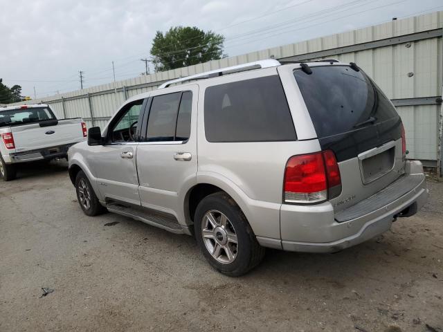 5LMEU88HX4ZJ34804 - 2004 LINCOLN AVIATOR ვერცხლისფერი ფოტო 2