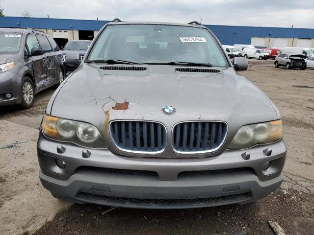 5UXFA13505LY22578 - 2005 BMW X5 3.0I SILVER photo 5