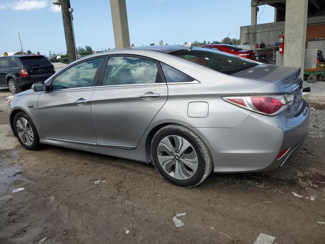 KMHEC4A49DA089603 - 2013 HYUNDAI SONATA HYBRID SILVER photo 2