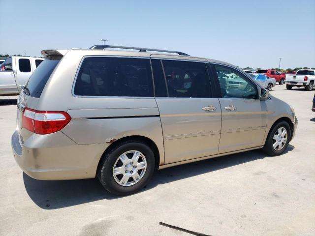 5FNRL38866B025148 - 2006 HONDA ODYSSEY TOURING TAN photo 3