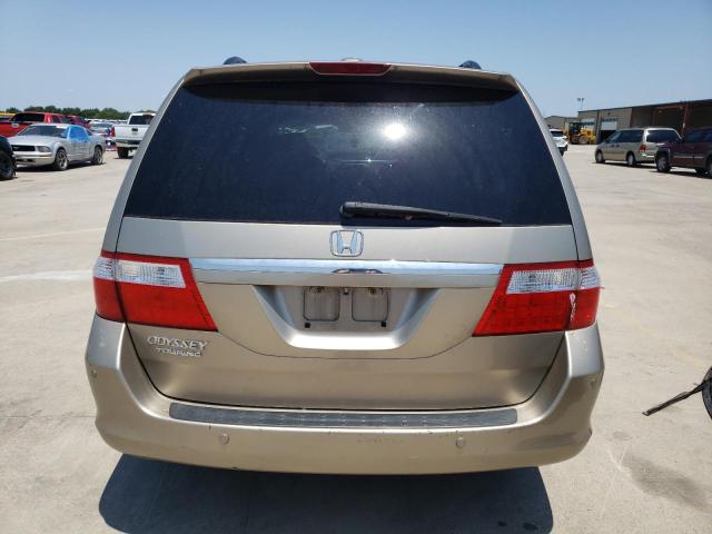 5FNRL38866B025148 - 2006 HONDA ODYSSEY TOURING TAN photo 6