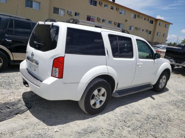 5N1AR18U49C618761 - 2009 NISSAN PATHFINDER S WHITE photo 3