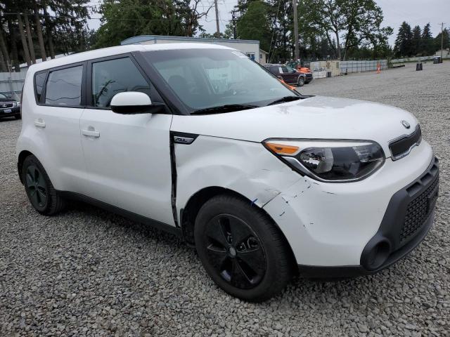 KNDJN2A29F7204667 - 2015 KIA SOUL WHITE photo 4