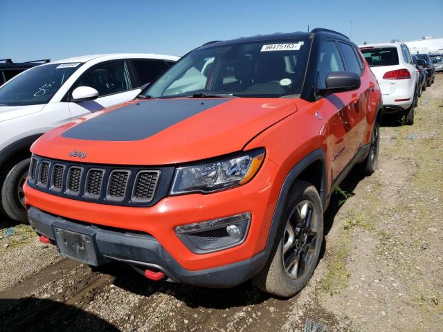 3C4NJDDB4HT657565 - 2017 JEEP COMPASS TRAILHAWK RED photo 1