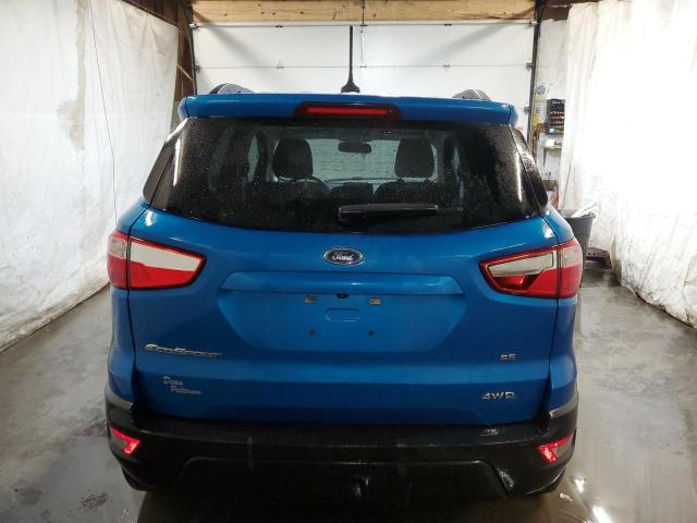 MAJ6S3GL5LC327590 - 2020 FORD ECOSPORT SE BLUE photo 6