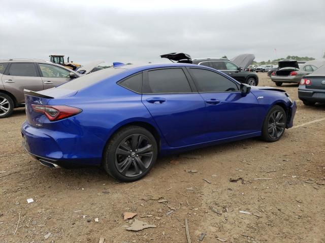 19UUB6F59MA003613 - 2021 ACURA TLX TECH A BLUE photo 3