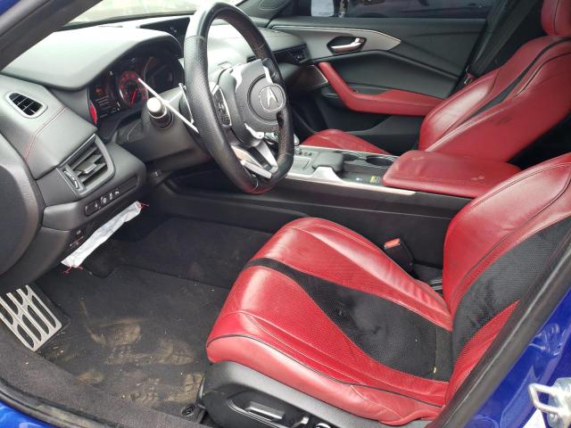 19UUB6F59MA003613 - 2021 ACURA TLX TECH A BLUE photo 7