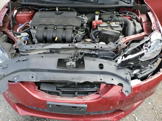 3N1AB7AP1HY375693 - 2017 NISSAN SENTRA S BURGUNDY photo 11