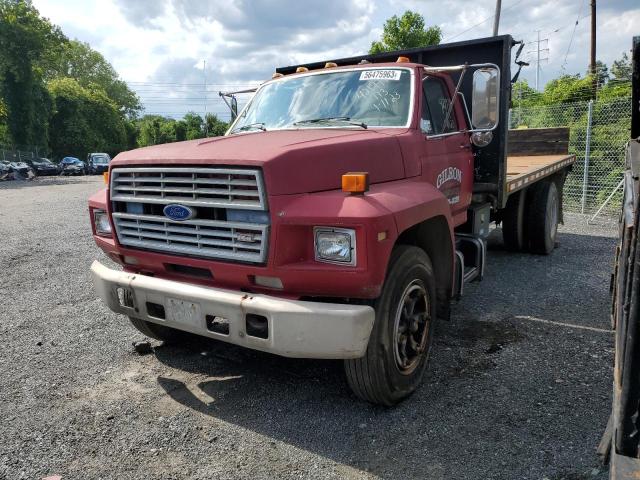 1FDNF60H0FVA19121 - 1985 FORD F600 RED photo 2