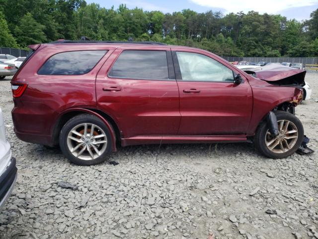 1C4RDJDG4NC134251 - 2022 DODGE DURANGO GT BURGUNDY photo 3