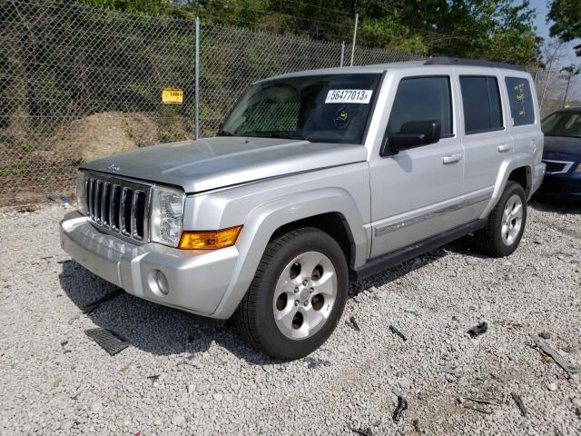 1J4RG4GKXAC148295 - 2010 JEEP COMMANDER SPORT SILVER photo 1