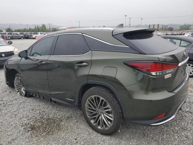 2T2JGMDA6NC077796 - 2022 LEXUS RX 450H GREEN photo 2